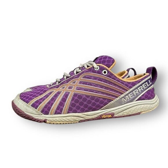 Merrell Women's Athletic Shoes Purple Size 7 Vibram Soles Trail Running - Picture 2 of 13